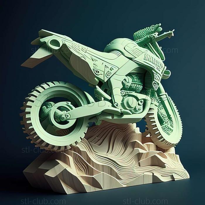 3D модель Kawasaki KLX450R (STL)